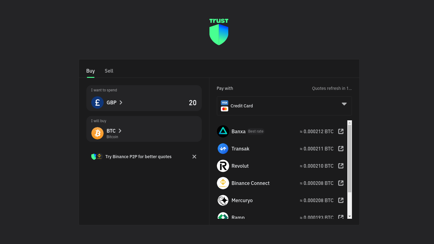Trust Wallet for Buying RSO Oil UK with Crypto at Best RSO Oil Price UK